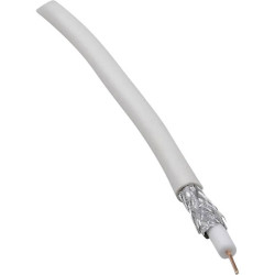 BKL 806014 Coax Cable 8.20 mm 75 &#x3A9; 135 dB White Sold Per Metre
