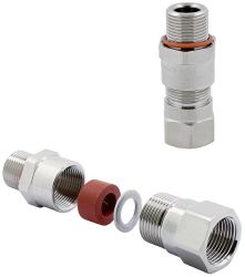 Weidmüller 1187290000 Dławnica kablowa z uszczelnieniem, z odciążnikiem (reduktorem naprężeń) M20 stal nierdzewna natura