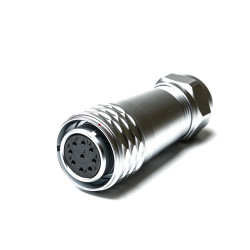 Złącze wielostykowe przemysłowe 9-pinowe M20 Montaż na kablu Wtyczka RS PRO