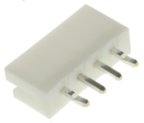 Wtyk PCB 4-pinowe raster: 2.5mm -rzędowe JST Przewlekany 3.0A 250.0 V.
