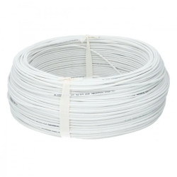 Kabel alarmowy SCYY 4x0,22mm2 biały 150V domofonowy linka Technokabel /500m/