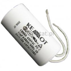 15uF 450V kond. rozruchowy 35x70mm ( przewody)