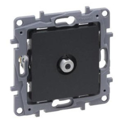 Niloe Selection Gniazdo tv typu f końcowe do instalacji typu gwiazda 1db antracyt 762250