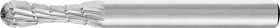 Frez PFERD TOOLS HSS 55/6 Z3 22105536, 6 mm x 60 mm , 1 szt.