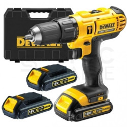 WIERTARKO WKRĘTARKA AKUMULATOROWA UDAROWA 18V 3*1,3AH 42NM DEWALT
