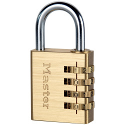 Master Lock 604EURD Brass Finish 40mm 4-Digit Combination Padlock