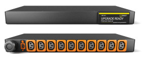 Vertiv MG01X1R0-10L133-2PS6B2H10-S, Podstawowy, 1U, Poziome, Czarny, 10 x gniazdo sieciowe, C13 panel