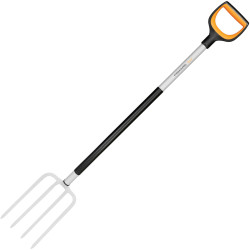 Fiskars 1070716 Digging Fork 185Mm Width D-Grip Garden Hand Tool