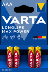 Alkali manganese-battery, 1.5 V, LR03, AAA, round cell, surface contact, 04703 101 404