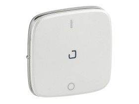 VALENA ALLURE Klawisz perłowy wyłącznika 2-biegunowy ze wskaźnikiem/podświetleniem 755049 LEGRAND