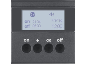 B.X/S.1 KNX RF quicklink Wyłącznik czasowy sterowanie żaluzjami i mechanizmem zas. ant 85745285 HAGER