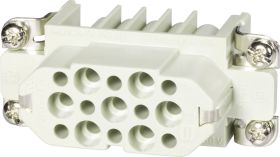 Harting 09210153101 Wkładka złącza żeńskiego Han® D 15 + PE zaciskane 1 szt. sztuka