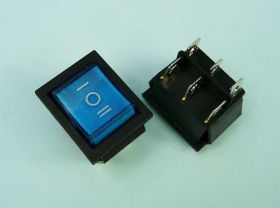 PRZEŁ.3-POZ.I/O/II 250V BLUE PODŚWIETL.