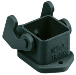 Surface mount housing, size 3A, PC, M20, straight, longitudinal bow locking, IP44/IP65/IP67, 09200030327