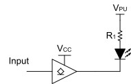 Radiation-tolerant, 6 bit, open-drain fixed-direction level translator