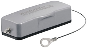 Cover cap, size A16, die-cast aluminum, longitudinal bow locking, IP65, 1665910000