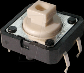 B3F-4050 BY OMZ Push-button, THD, 1 NO contact (NO)