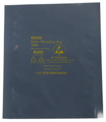 Torba antystatyczna szerokość 102mm Otwarta góra długość 152mm Torba z osłoną antystatyczną typ: Worek