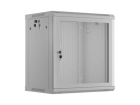 SZAFA INSTALACYJNA RACK WISZĄCA 19 12U 600X450 SZARA DRZWI PERFOROWANE LANBERG (FLAT PACK) WF01-6412-23S
