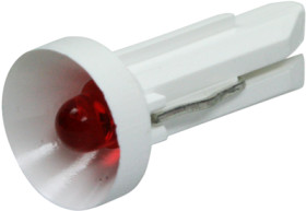 LED lamp, T4.5, 2 V (DC), red, 1.90.692.001/0000