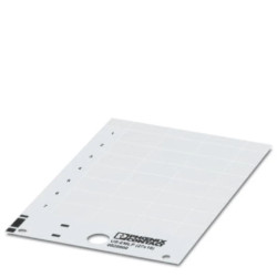 Szyld opisowy nieopisany biały 85,6x54mm tworzywo sztuczne US-EMLP (85,6X54) 0828806 /10szt./