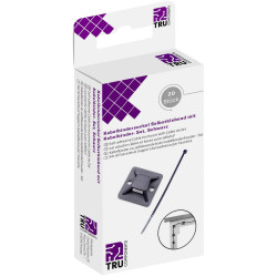 TruComponents 40269 Cable tie set 100mm 2.50mm Blk 20 Parts