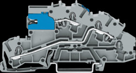 2003-7640 Multi-level installation terminal block, 2.5 mm², NT/L, grey