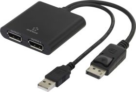 adapter DisplayPort Renkforce RF-DPS-2P RF-4758087, 20.00 cm