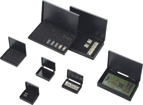 Pudełko ESD (D x S x W) 228 x 125 x 20 mm przewodzące BJZ C-186 256