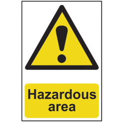 Scan 4107 Hazardous Area - PVC 400 x 600mm