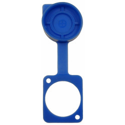 Cliff CP30285L Universal dust cover cap for feedthrough connectors, blue
