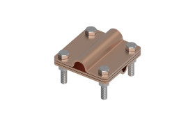 Złącze uniwersalne 3-elem. 80x80 drut8-pręt16 miedź 215.6.1 CU 21501603