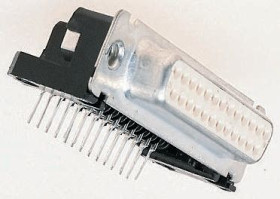 Złącze D-Sub 15-pinowe Żeński Kąt prosty Przewlekany raster 2.76mm