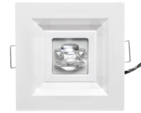 Oprawa awaryjna LOVATO P ECO LED 1W 125lm (opt. koryt.) 3h jednozadaniowa biała LVPC/1W/E/3/SE/X/WH