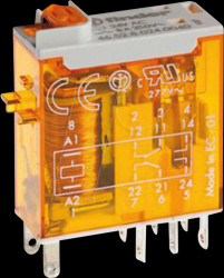 46.52.8.048.0040 Industrial miniature relay, 2 CO, 8 A, 48 V AC