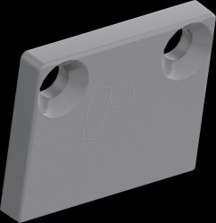 62378007 BARdolino Midi flat endcap grey 2 pcs