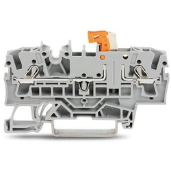 Kostka zaciskowa na szynie DIN WAGO poziomy: 1 22 → 12AWGWciskany zacisk Cage Clamp TOPJOB S