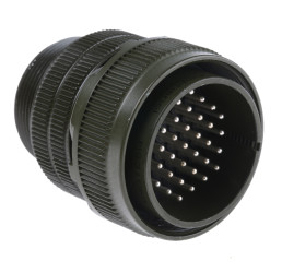 Złącze 37-pinowe Amphenol Industrial Męski Montaż na kablu MIL-DTL-5015 rozmiar 28