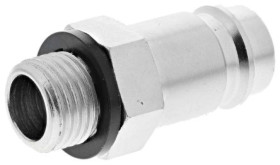 Szybkozłączka pneumatyczna, materiał Mosiądz, złącze G 1/4 męskie, RS PRO CEJN 410, Rectus 27, TST 410