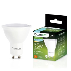 Żarówka LED GU10 3W = 25W 270lm 6500K Zimna 120 LUMILED