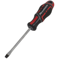 Sealey AK4354 Screwdriver Slotted 6 x 100mm GripMAX&#xAE;
