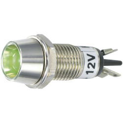 TRU COMPONENTS 1587957 Indicator Light Green LED 12 V DC Industrial Panel