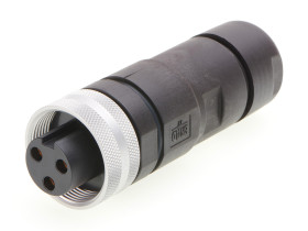 Przemysłowe złącza okrągłe 3-pinowe M35 Montaż na kablu Gniazdo Molex