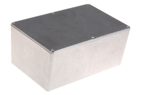 Obudowa Aluminium odlewane szerokość zew. 120 mm długość zew. 188 mm wys. zew. 80,3 mm Hammond IP65 Naturalny