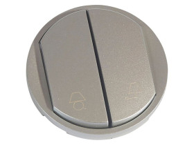 CELIANE Klawisz podwójny lampka/kinkiet tytanowy 068492 LEGRAND