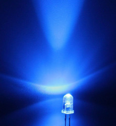 Ultra Bright LED 5mm - Blue (10 Pack)