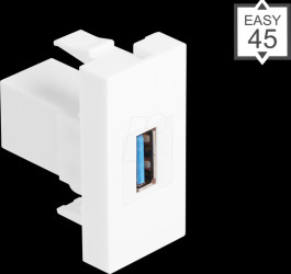 90909 Easy 45 USB 5 Gbps type-A socket to USB type-A socket