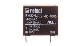 Przekaźniki Miniaturowy 1Z 5A 5V Dc Pcb Rm32n-3021-85-1005 2615019