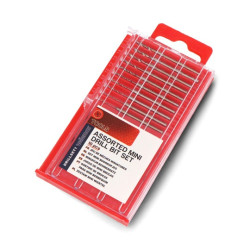 Zestaw wierteł miniaturowych 10szt. - od 0,6 do 2,3mm