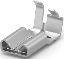 Uninsulated flat plug sleeve, 6.35 x 0.81 mm, 0.4 to 1.3 mm², AWG 22 to 16, brass, tin-plated, 2238205-3